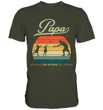 Laden Sie das Bild in den Galerie-Viewer, Papa Kinder Vater Geschenk Vatertag T-Shirt