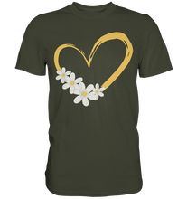 Laden Sie das Bild in den Galerie-Viewer, Gänseblümchen Herz Garten Shirt Gärtner