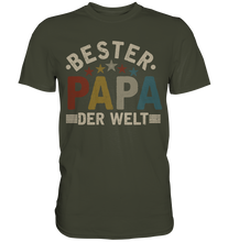 Laden Sie das Bild in den Galerie-Viewer, Bester Papa Vintage Vater Geschenk Vatertag T-Shirt