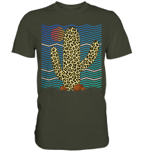 Laden Sie das Bild in den Galerie-Viewer, Retro Leopard Kaktus T-Shirt