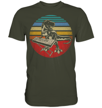 Laden Sie das Bild in den Galerie-Viewer, Retro Japan Synthesizer Analoger Musik Trex T-Shirt