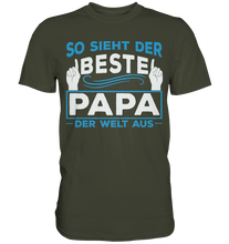 Laden Sie das Bild in den Galerie-Viewer, Beste Papa der Welt Vatertag Geschenk Vater T-Shirt