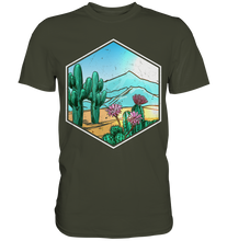 Laden Sie das Bild in den Galerie-Viewer, Wüste Sukkulenten Kakteen Pflanzen Kaktus T-Shirt
