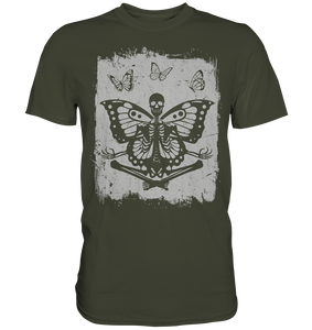Skelett Schmetterling Insekten T-Shirt