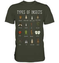 Laden Sie das Bild in den Galerie-Viewer, Insektenarten Entomologie Insekten T-Shirt