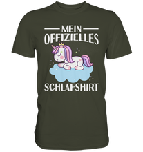 Laden Sie das Bild in den Galerie-Viewer, Offizielles Schlafshirt Nachthemd Schlafanzug Pyjama Einhorn T-Shirt