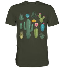 Laden Sie das Bild in den Galerie-Viewer, Kakteen T-Shirt Kaktus Sukkulenten Pflanzen