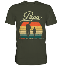 Laden Sie das Bild in den Galerie-Viewer, Papa Tochter Vater Geschenk Vatertag T-Shirt