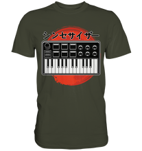 Laden Sie das Bild in den Galerie-Viewer, Modular Synthesizer Japanische Kalligrafie Analog T-Shirt