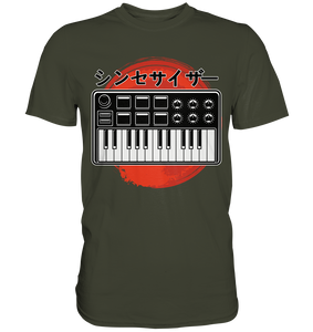 Modular Synthesizer Japanische Kalligrafie Analog T-Shirt