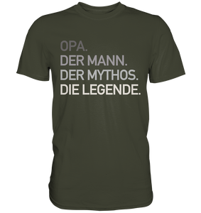 Opa Mann Mythos Legende T-Shirt Vatertag Geschenkidee