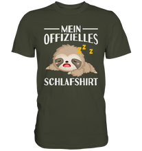 Laden Sie das Bild in den Galerie-Viewer, Offizielles Schlafshirt Nachthemd Schlafanzug Pyjama Faultier T-Shirt