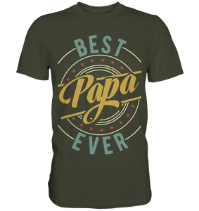 Bester Papa Ever Vatertag Geschenk Vater T-Shirt