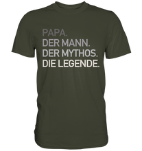 Laden Sie das Bild in den Galerie-Viewer, Papa Mann Mythos Legende T-Shirt Vatertag Geschenkidee