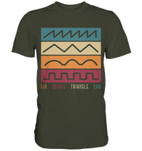 Laden Sie das Bild in den Galerie-Viewer, Modularer Synthesizer Synth Vintage Analog Wellen T-Shirt