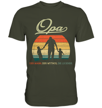 Laden Sie das Bild in den Galerie-Viewer, Opa Enkelkinder Großvater Geschenk Vatertag T-Shirt