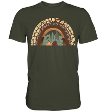 Laden Sie das Bild in den Galerie-Viewer, Kaktus Regenbogen T-Shirt