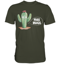 Laden Sie das Bild in den Galerie-Viewer, Kaktus Umarmung Lustiges Pflanzen T-Shirt