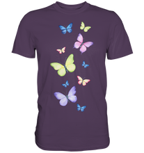 Laden Sie das Bild in den Galerie-Viewer, Bunte Schmetterlinge T-Shirt Schmetterling