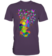 Laden Sie das Bild in den Galerie-Viewer, Bunte Schmetterlinge Splash T-Shirt