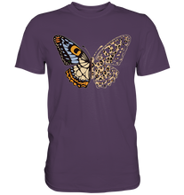 Laden Sie das Bild in den Galerie-Viewer, Leopard Frauen Schmetterling T-Shirt