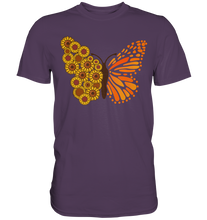 Laden Sie das Bild in den Galerie-Viewer, Sonnenblumen Schmetterling T-Shirt