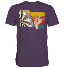 Laden Sie das Bild in den Galerie-Viewer, Dartpfeil Triple Dartscheibe Bullseye Darts T-Shirt
