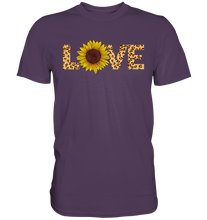 Laden Sie das Bild in den Galerie-Viewer, Love Sonnenblumen T-Shirt Gärtner Geschenk