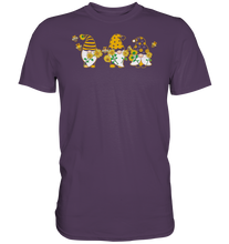 Laden Sie das Bild in den Galerie-Viewer, Gartenzwerge Sonnenblumen T-Shirt Garten Motiv Gärtner Geschenk