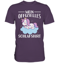 Laden Sie das Bild in den Galerie-Viewer, Offizielles Schlafshirt Nachthemd Schlafanzug Pyjama Einhorn T-Shirt