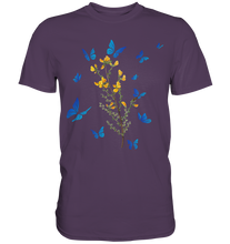 Laden Sie das Bild in den Galerie-Viewer, Blumen Schmetterlinge T-Shirt