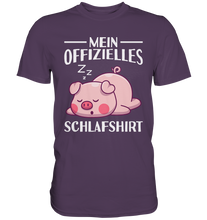 Laden Sie das Bild in den Galerie-Viewer, Offizielles Schlafshirt Nachthemd Schlafanzug Pyjama Schweinchen T-Shirt