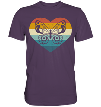 Laden Sie das Bild in den Galerie-Viewer, Retro Schmetterling T-Shirt