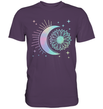 Laden Sie das Bild in den Galerie-Viewer, Pastel Goth Mond Sonnenblumen T-Shirt Gärtner Geschenk