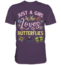 Laden Sie das Bild in den Galerie-Viewer, Mädchen Schmetterling T-Shirt