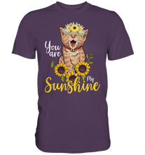 Laden Sie das Bild in den Galerie-Viewer, Katzenliebhaber Sonnenblumen Shirt Gärtner Katzen Geschenk Garten