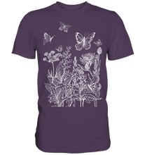 Laden Sie das Bild in den Galerie-Viewer, Natur Schmetterling Wiese T-Shirt