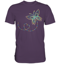Laden Sie das Bild in den Galerie-Viewer, Frauen Bunter Schmetterling T-Shirt