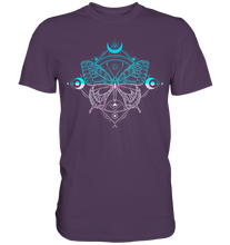 Laden Sie das Bild in den Galerie-Viewer, Mondsichel Frauen Schmetterling T-Shirt