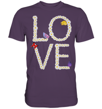 Laden Sie das Bild in den Galerie-Viewer, Love Gänseblumen Frauen Schmetterling T-Shirt