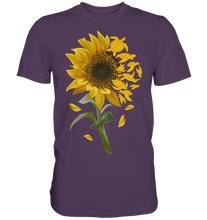 Laden Sie das Bild in den Galerie-Viewer, Schildkröten Sonnenblumen T-Shirt Garten Motiv Gärtner Geschenk