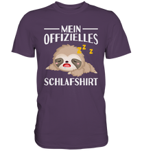 Laden Sie das Bild in den Galerie-Viewer, Offizielles Schlafshirt Nachthemd Schlafanzug Pyjama Faultier T-Shirt