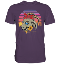 Laden Sie das Bild in den Galerie-Viewer, Ziege Sonnenblumen T-Shirt Gärtner Geschenk Garten