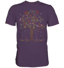 Laden Sie das Bild in den Galerie-Viewer, Frauen Schmetterlinge Baum T-Shirt