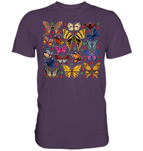 Bunte Schmetterlinge T-Shirt