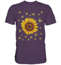 Laden Sie das Bild in den Galerie-Viewer, Sonnenblume Schmetterling T-Shirt