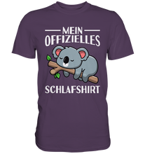 Laden Sie das Bild in den Galerie-Viewer, Offizielles Schlafshirt Nachthemd Schlafanzug Pyjama Koala T-Shirt