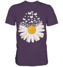 Laden Sie das Bild in den Galerie-Viewer, Gänseblume Schmetterlinge T-Shirt