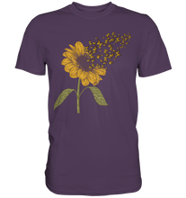 Laden Sie das Bild in den Galerie-Viewer, Schmetterlinge Sonnenblume T-Shirt