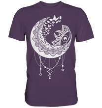 Laden Sie das Bild in den Galerie-Viewer, Mond Sonne Frauen Schmetterling T-Shirt